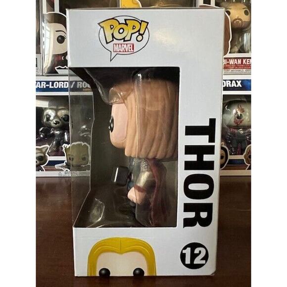 Funko Pop! Marvel Thor #12 Rare Vaulted First Avengers Film - Picture 5 of 10